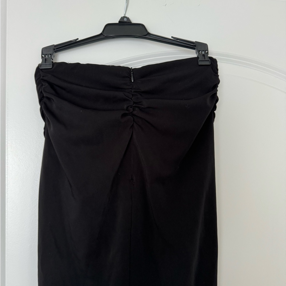 Zara women’s black slid in the front mini dress size XS - Picture 3 of 8